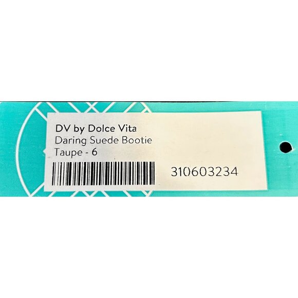 DV by Dolce Vita Daring Suede Bootie Women’s 6 Taupe Harness Strap Western Moto - Picture 7 of 7